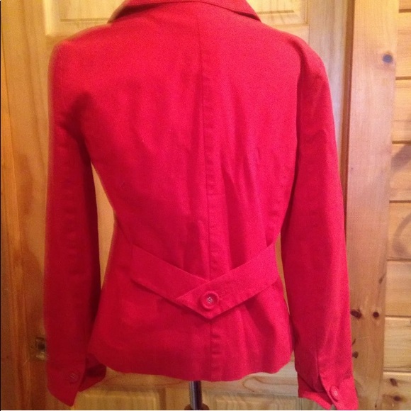 Chico’s red jacket size 0 lined - Picture 4 of 8